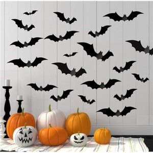 Halloween Decorations - 56 PCS Reusable - Indoor Outdoor Party Decor Supplies
